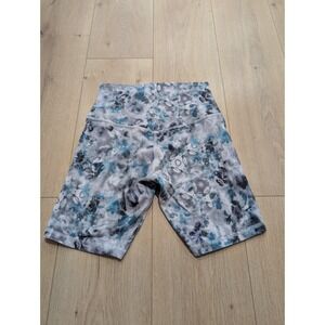Lululemon Align Short 8" Kaleidofloral Multi Womens 6 Athletic Workout Gym Soft‎